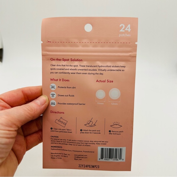 NWT Rael Beauty Miracle Patch Hydrocolloid, Acne Pimple Absorbing Cover, Blemish - Picture 2 of 6